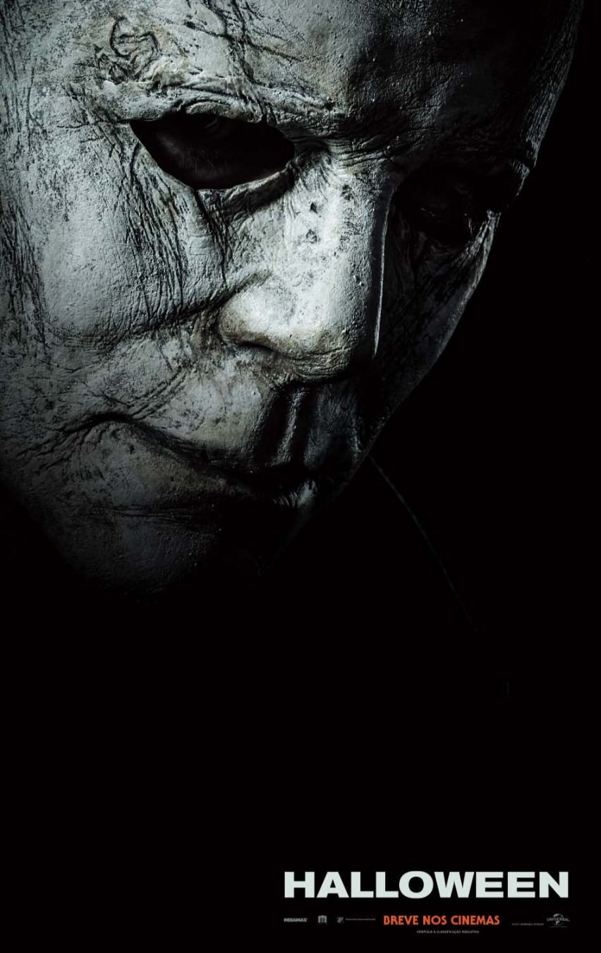 Filmes de Halloween: cartaz de Halloween de 2018 com Michael Myers