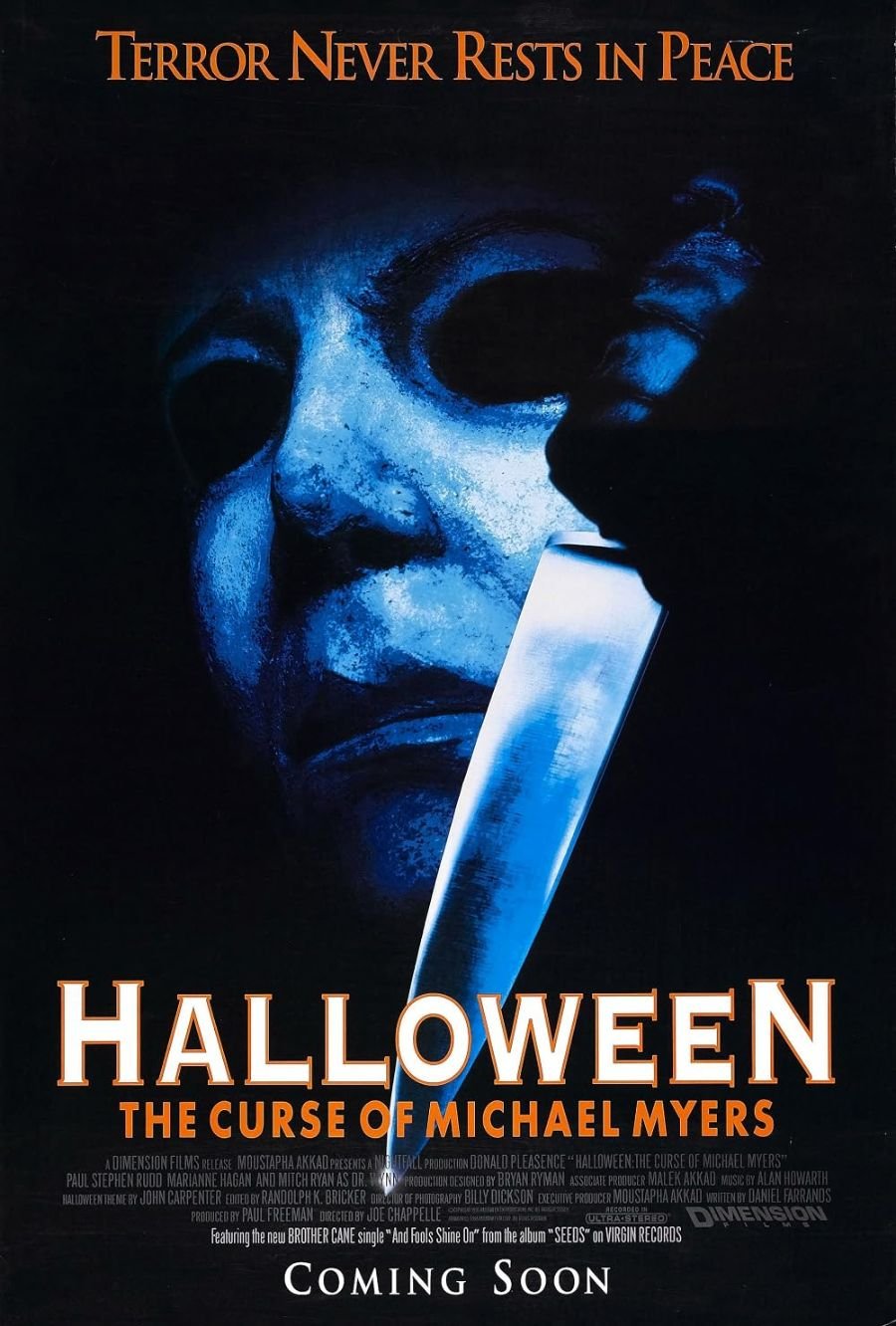 Filmes de Halloween: cartaz de Halloween 6 — A Última Vingança