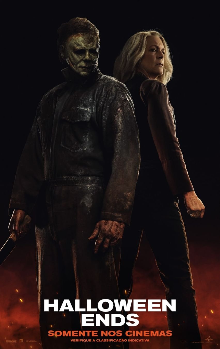 Filmes de Halloween: cartaz de Halloween Ends — O Acerto de Contas Final