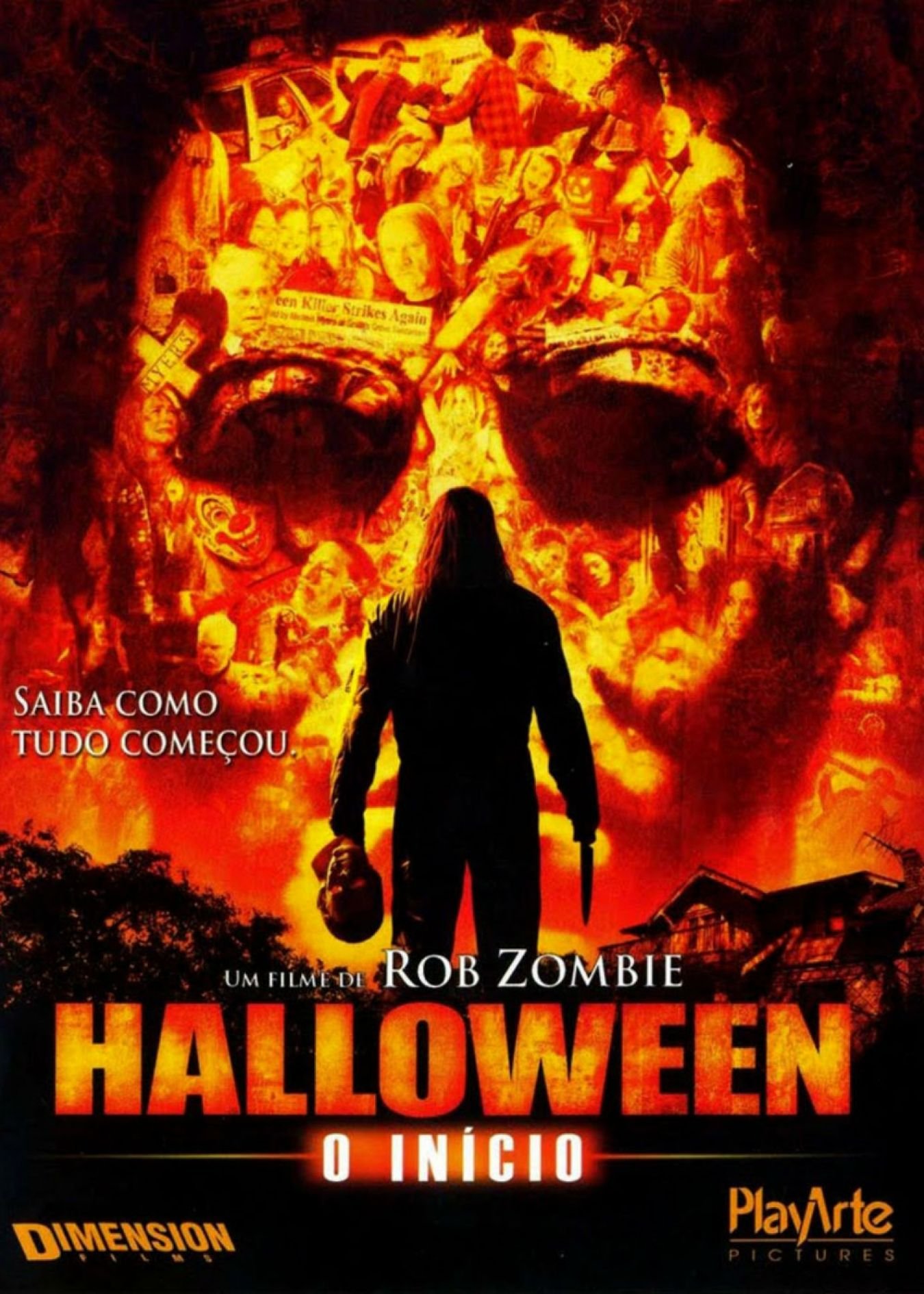 Filmes de Halloween: cartaz de Halloween — O Início de 2007